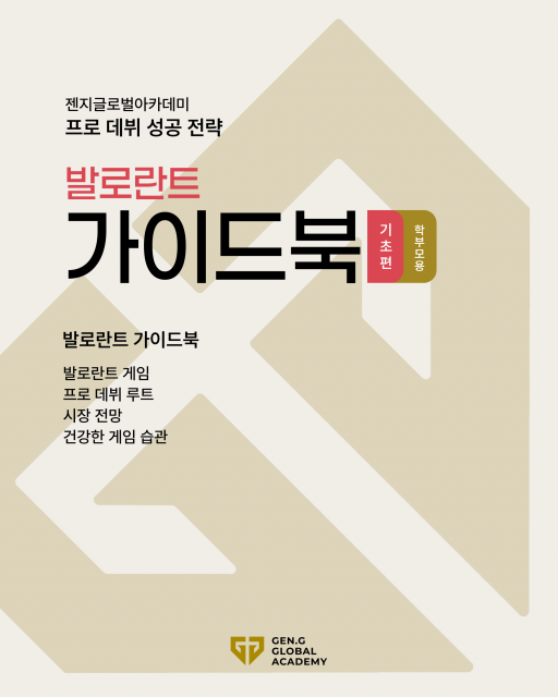 발로란트 가이드북 표지