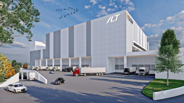 경기도 양주시에 지어질 이퀄베이스의 에이씨티앤코아물류 맞춤형(Build-to-Suit) 물류센터 조감도