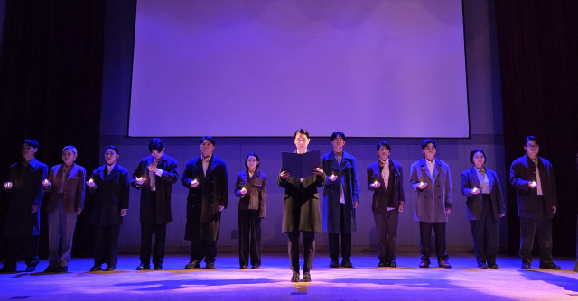 청소년 뮤지컬 ‘청소년이 잇는 안중근의 길’ 공연의 한 장면