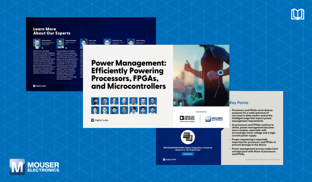 마우저, 아나로그디바이스와 협력해 전력관리 솔루션을 조명한 새로운 전자책 발간