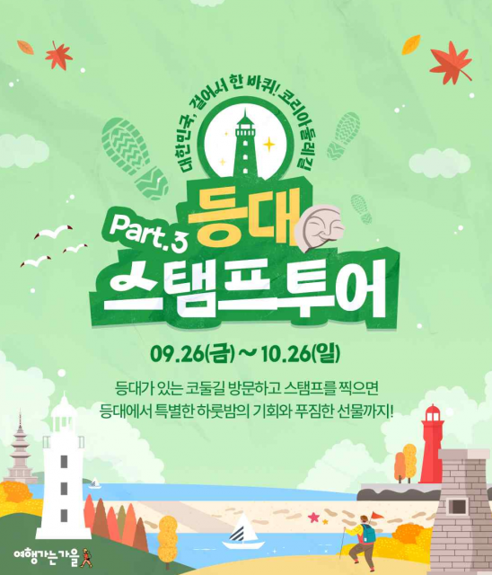 ‘등대스탬프투어×코리아둘레길’ 연계 캠페인 포스터