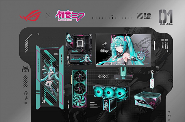 대원씨티에스가 버추얼 팝스타 하츠네 미쿠(Hatsune Miku)와 협업한 ‘ASUS ROG × 하츠네 미쿠’ 에디션 컬렉션을 한국 시장에 공식 출시했다