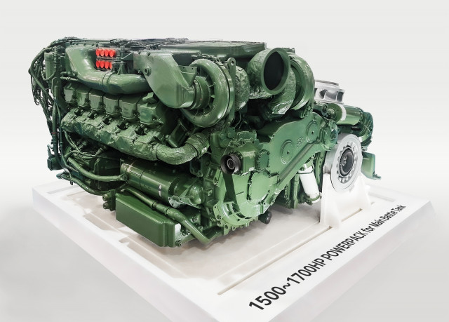 HD건설기계 K2전차 엔진(DV27K)