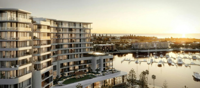 2026년 6월 오픈 예정인 ‘크라운 플라자 셸 코브 마리나’ 호텔 조감도