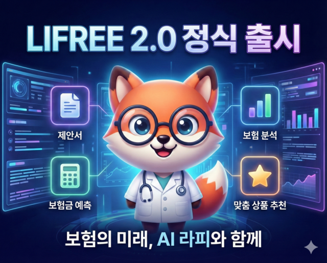 솔루투스가 AI 보험 플랫폼 ‘LIFREE 2.0’을 공식 출시했다. ‘AI 라피’가 제공하는 제안서 생성 및 보장 분석 등 핵심 기능을 활용할 수 있다