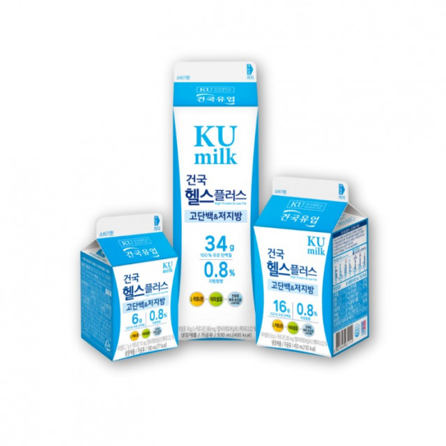 건국 헬스플러스 고단백&저지방 제품(180/450/930mL)