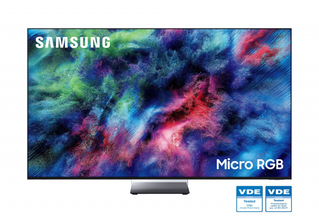 삼성전자 마이크로 RGB TV(R95H)가 독일의 시험·인증 기관 VDE(Verband Deutscher Elektrotechniker)로부터 ‘눈 안전성(Safety for Eyes)’과 ‘생체 리듬 디스플레이(CRD, Circadian Rhythm Display)’ 인증을 동시에 획득했다