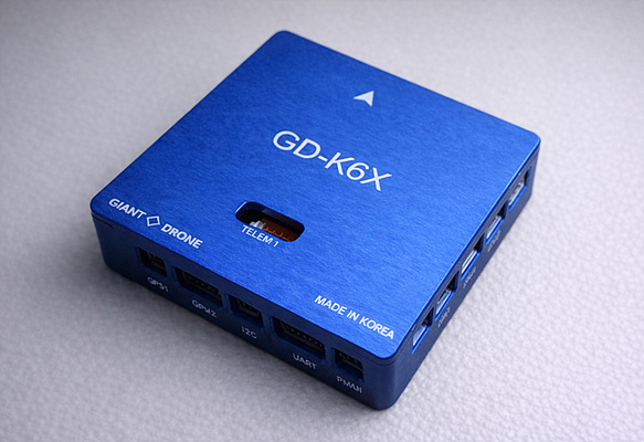 자이언트드론이 개발한 고신뢰 국산 비행제어장치(FC) ‘GD-K6X’