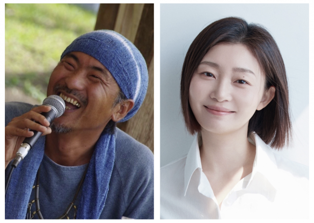 작가 다카하시 아유무(왼쪽)와 배우 김영미