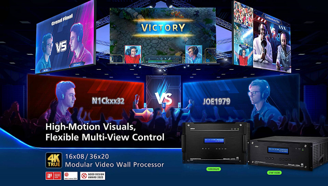 에이텐(ATEN)의 한국 지사 에이텐 코리아가 16x8 모듈형 비디오 월 프로세서 ‘ATEN VW1608’을 공개했다. ATEN VW1608은 4U 섀시에 최대 16개의 입력 소스와 8개의 디스플레이를 수용할 수 있는 모듈형 4K 비디오 월 프로세서로, 고해상도 영상 품질과 유연한 화면 구성, 높은 확장성, 안정적인 운영 구조를 함께 갖춘 것이 특징이다