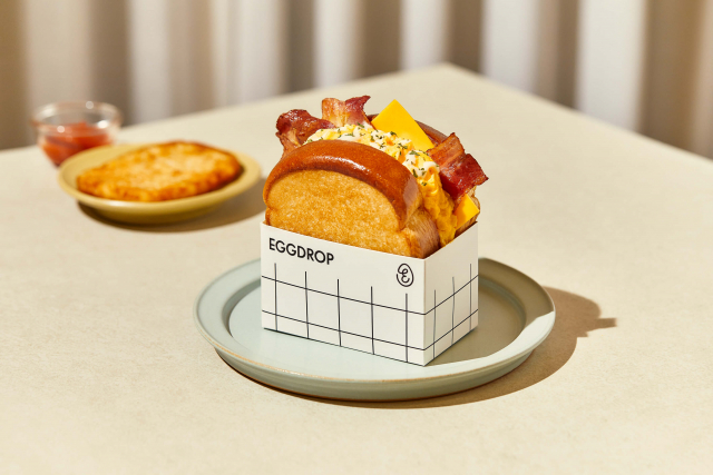 에그드랍(EGGDROP) 베이컨 더블 치즈 샌드위치(© 주식회사 에그드랍)