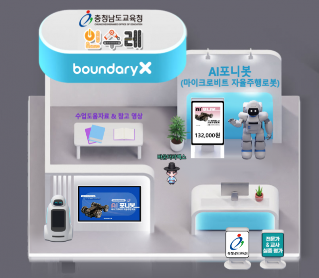 ‘인수레’ 내 AI&SW 6관에 개설된 ‘AI포니봇’ 공식 실증 부스