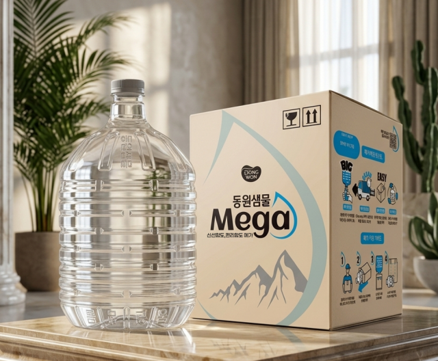동원F&B, 국내 최초 13L 대용량 PET ‘동원샘물 MEGA’ 13L 출시