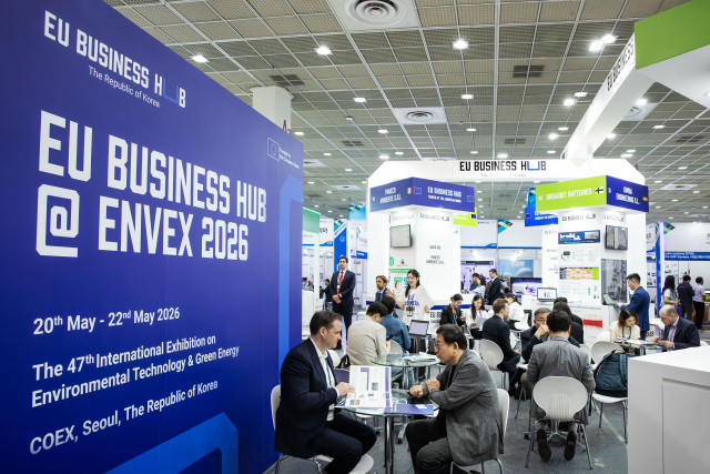 EU 비즈니스 허브 - ENVEX 2026 비즈니스 전시회 현장(사진 출처: EU Business Hub)