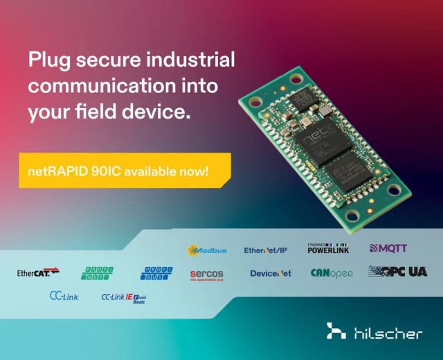 힐셔의 새로운 임베디드 모듈 ‘netRAPID 90IC’