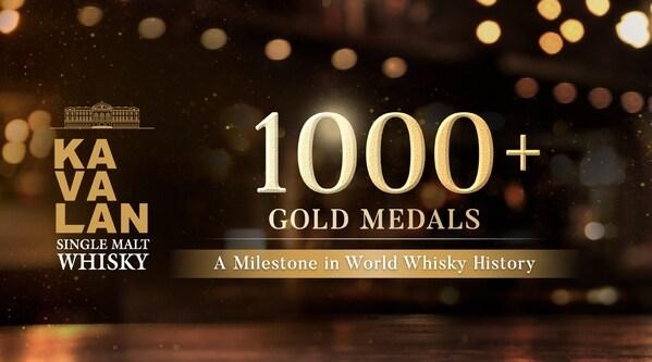 [PRNewswire] 카발란, 금메달 1000개 달성: 역대 최다 수상 위스키 공개