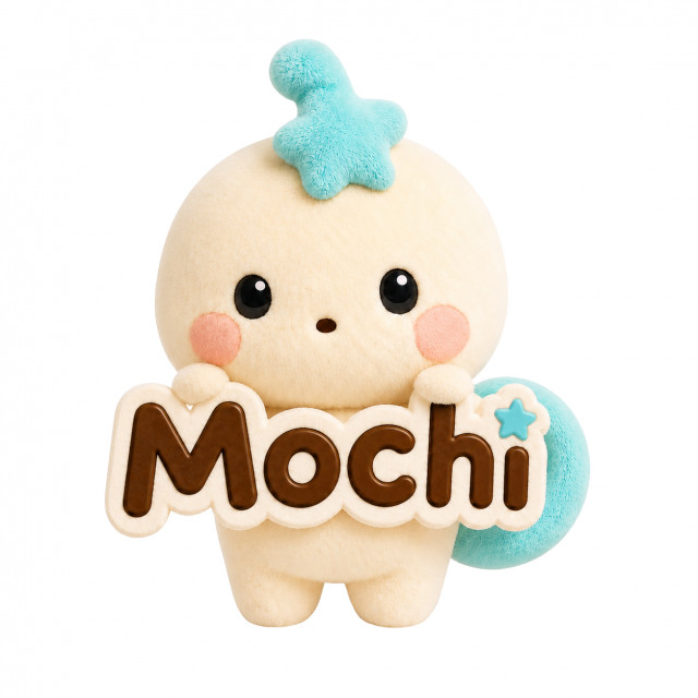 WAFUU.COM의 공식 마스코트 ‘모치(Mochi)’는 ‘일본에서 전하는 작은 행복(A Tiny Happiness from Japan)’이라는 브랜드 가치를 담고 있다