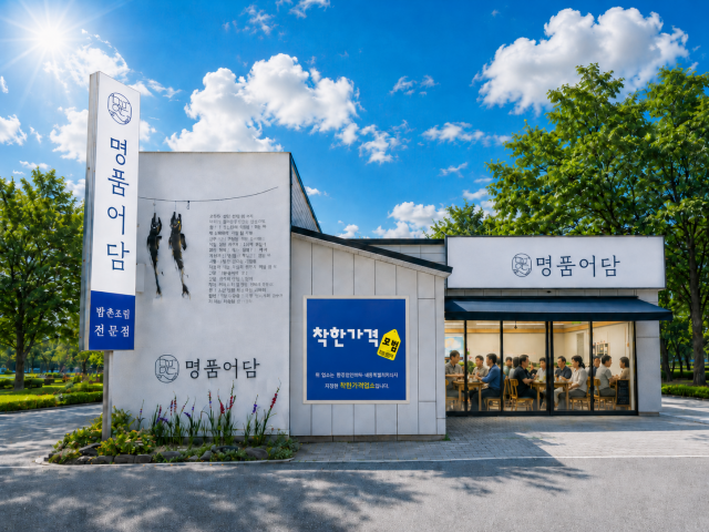 명품어담 매장 전경