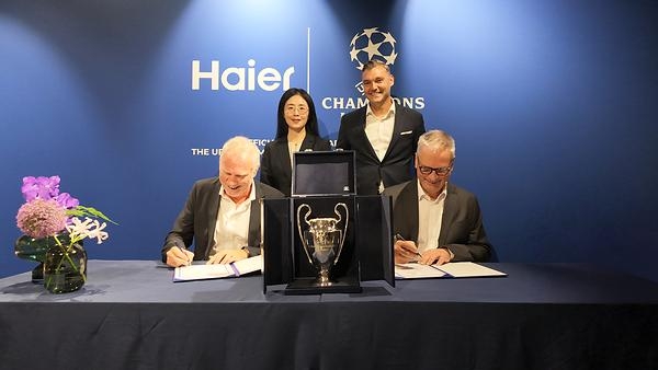 [PRNewswire] 하이얼, UEFA 챔피언스리그와 글로벌 파트너십 발표
