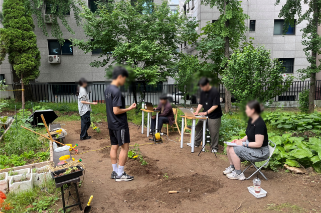 건국대 온실 내외부 공간에서 진행된 농업활동 동작 측정 현장