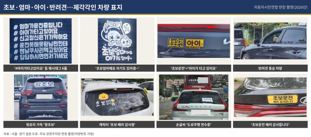 1만 원 이하면 대형 쇼핑몰에서도 쉽게 구입할 수 있는 교통안전 스티커(제공=자동차시민연합)