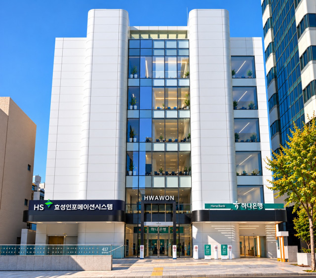HS효성인포메이션시스템 역삼 사옥 전경