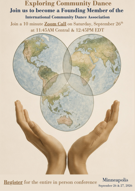 세계 커뮤니티 댄스 컨퍼런스 ‘Exploring Community Dance: A Conference’ 포스터